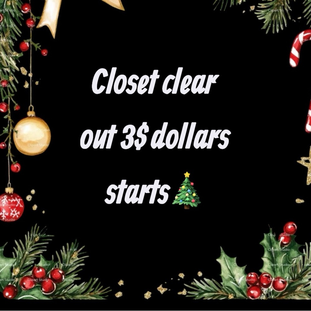 Closet Clear Out🎄3$ starts